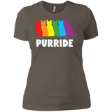 PURRIDE....Pride half sleeves tshirt for women | pet lover tshirt