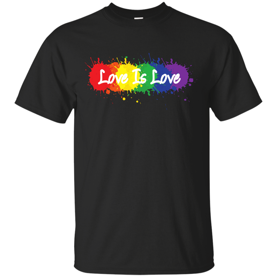  "Love is Love" black T Shirt for men LGBT Pride Equality tshirt for men