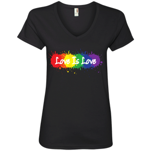 "Love is Love" black T Shirt for women LGBT Pride Equality tshirt for women