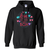Love Outside The Box black unisex hoodie LGBT Pride black unisex hoodie