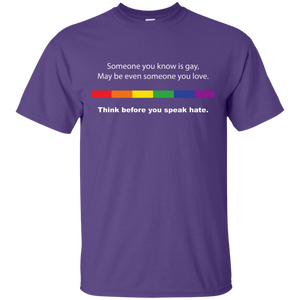 Powerful Gay Pride purple  t Shirt Ever for men
