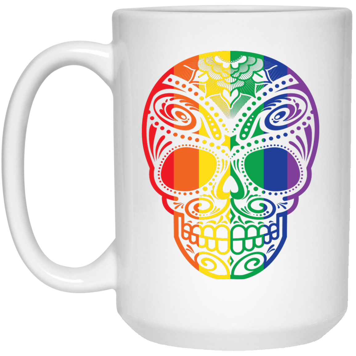 Skull Rainbow Mug