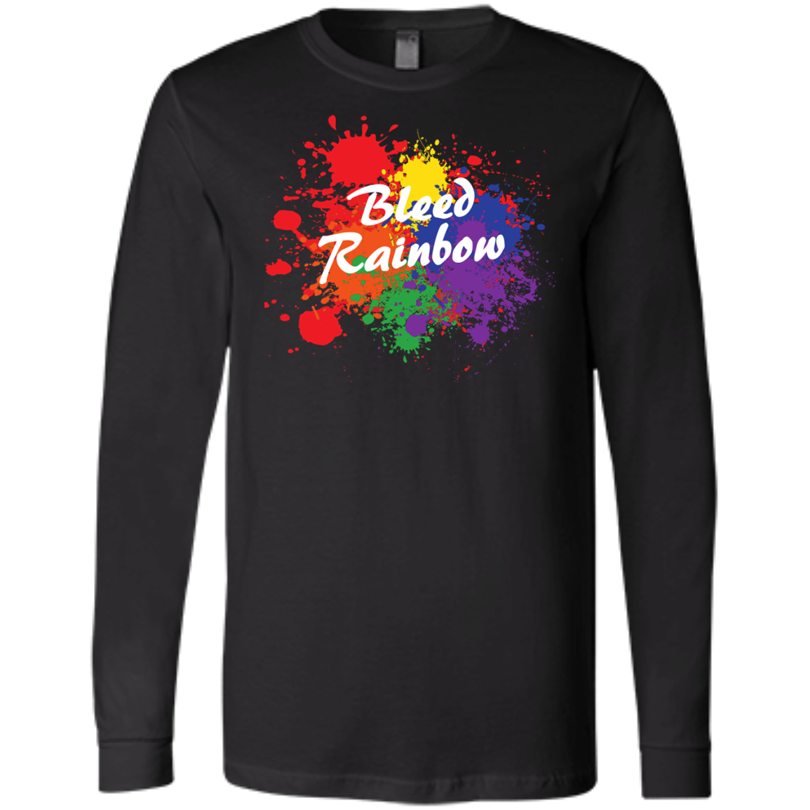 Bleed Rainbow LGBT T Shirt