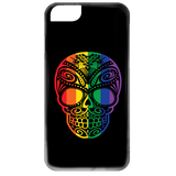 Exclusive Rainbow Skull iPhone Case bLack
