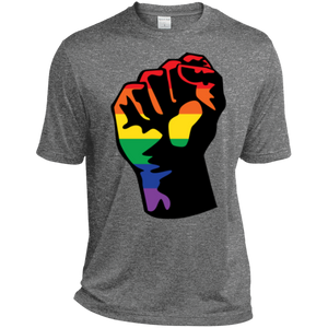 LGBT Pride Unity dark grayT shirt for men