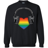 Listen to Your Heart LGBT Pride grey sweatshirt for men & women
