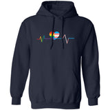 LGBT Pride Heartbeat T Shirt & Hoodie