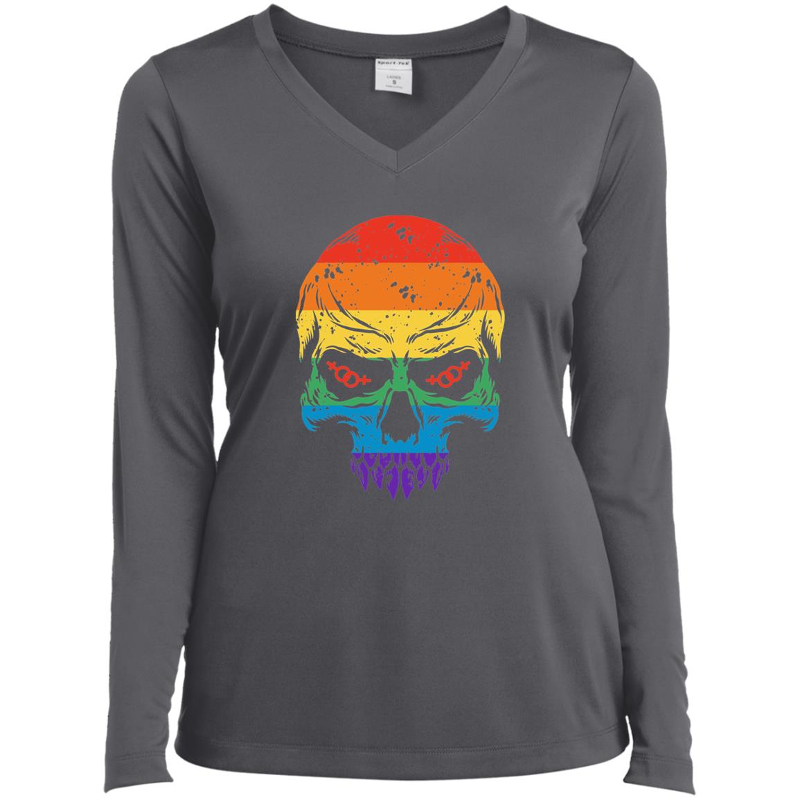 Rainbow Skull Halloween Shirt & Hoodie