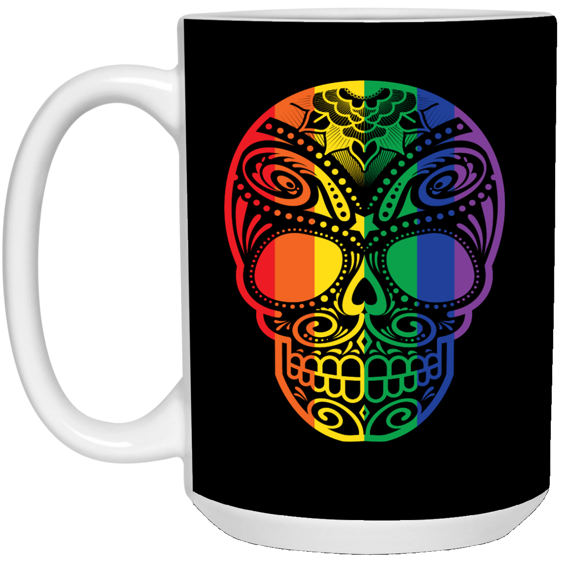 Skull Rainbow Mug