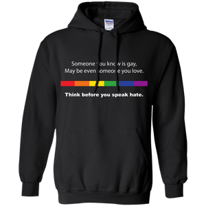 Powerful Gay Pride black  hoodie Ever for men & women