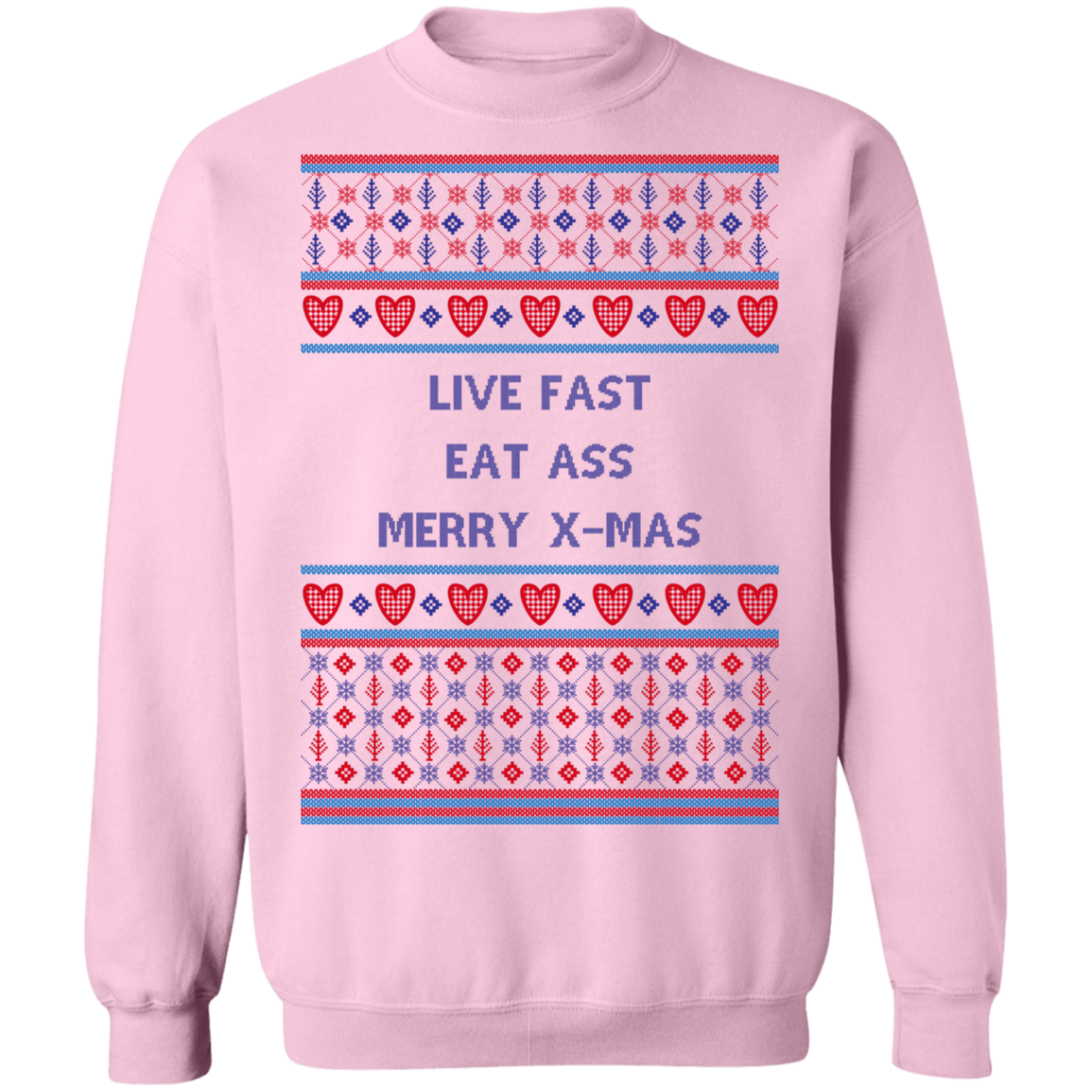 Live Fat Merry Christmas Pull Over