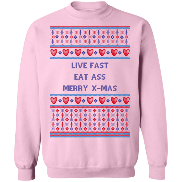 Live Fat Merry Christmas Pull Over