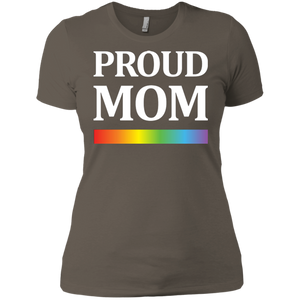 LGBT Pride "Proud Mom"  tshirt for Women