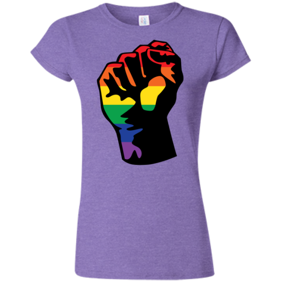 LGBT Pride Unity purple T shirt for women