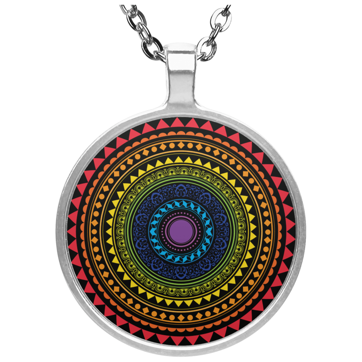 Rainbow Pride Healing Chakra Necklace