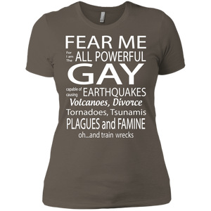 Powerful gay Gay pride round neck tshirt for men | half sleeves tshirt