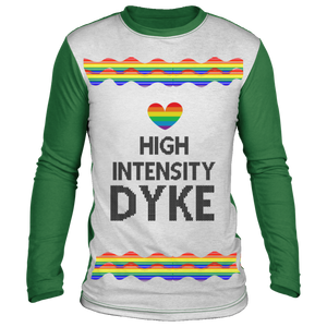 High Intensity Dyke Ugly Christmas Sweater
