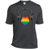 Listen to Your Heart LGBT Pride grey tshirt for men 