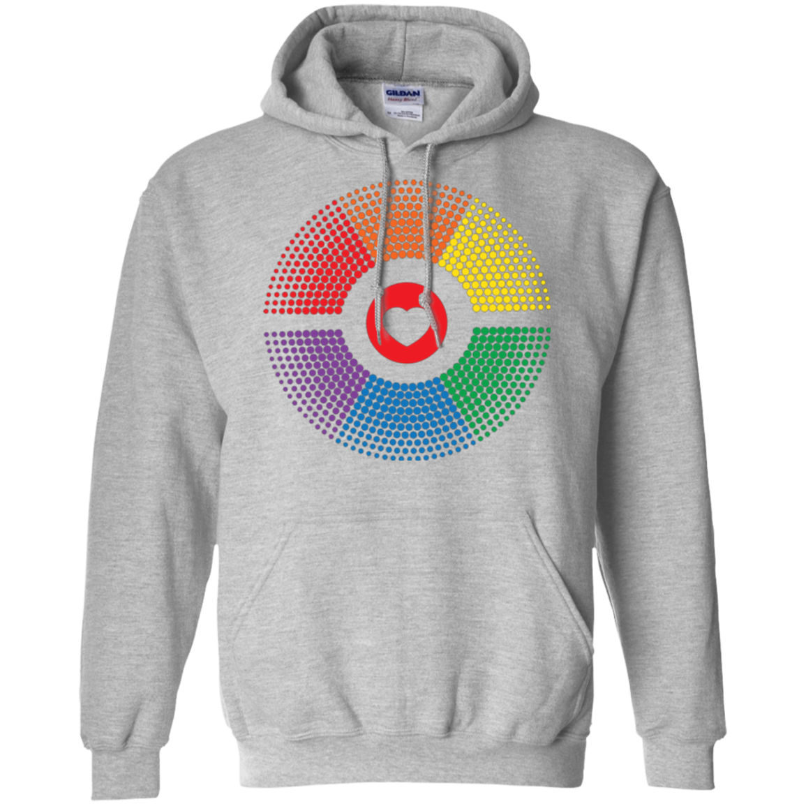 LGBT Pride Vibe grey unisex hoodie Gay pride rainbow circle black unisex hoodie