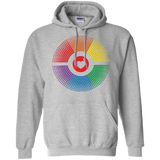 LGBT Pride Vibe grey unisex hoodie Gay pride rainbow circle black unisex hoodie