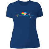 LGBT Pride Heartbeat T Shirt & Hoodie