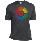 LGBT Pride Vibe Sport Shirt Gay pride rainbow circle tshirt for mens 