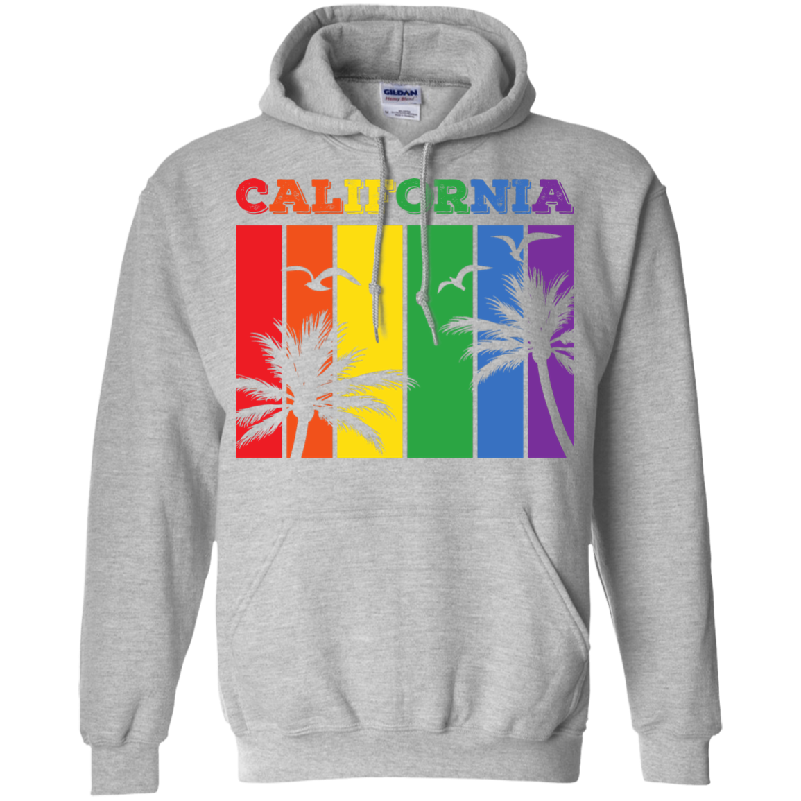 California Rainbow Strips Pride T-Shirts & Shirt