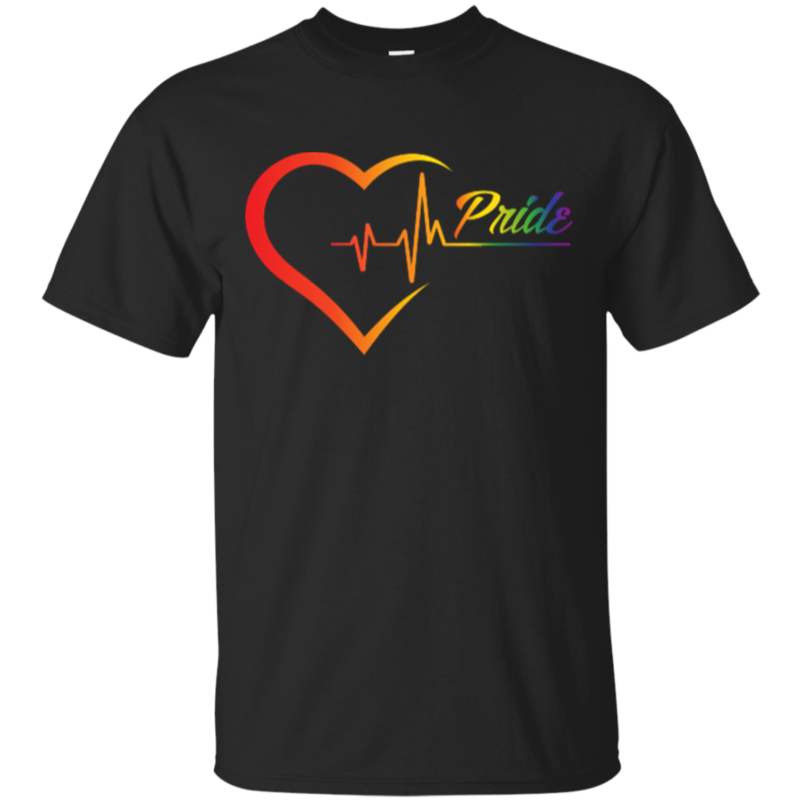 Rainbow Heartbeat Pride
