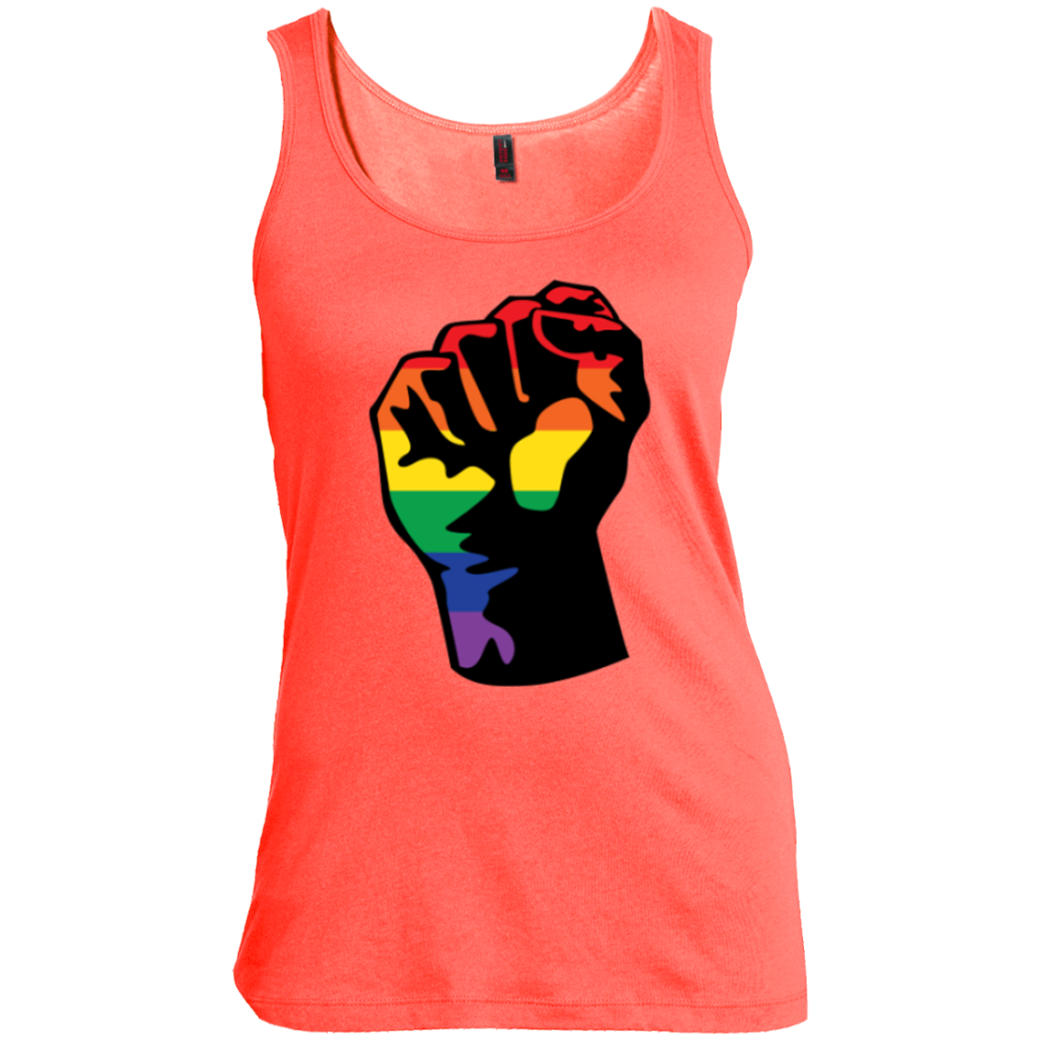 LGBT Pride Unity orange Tank top for women