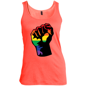 LGBT Pride Unity orange Tank top for women