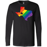 Rainbow Texas Pride full sleeves Shirt for men texas print on mens full sleeves tshirt 