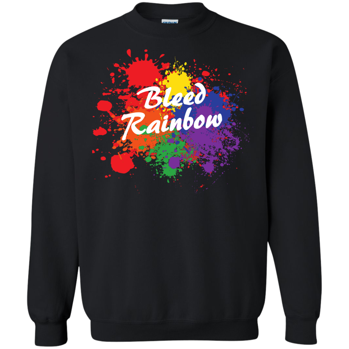 Bleed Rainbow LGBT T Shirt