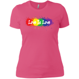  "Love is Love" Pink T Shirt for women LGBT Pride Equality tshirt for women