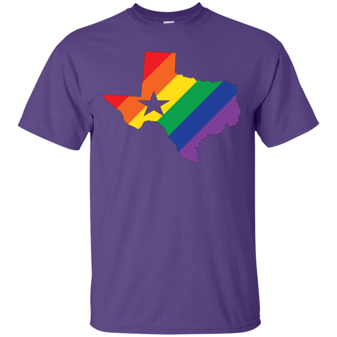 Rainbow Texas Pride purple Shirt for men texas print on shirt for men