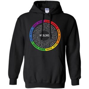 The "Pride Month" Special Shirt LGBT Pride unisex black hoodie