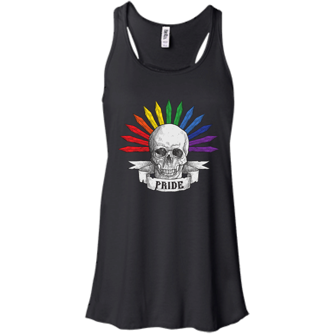 Gay Pride Halloween Skull Shirt