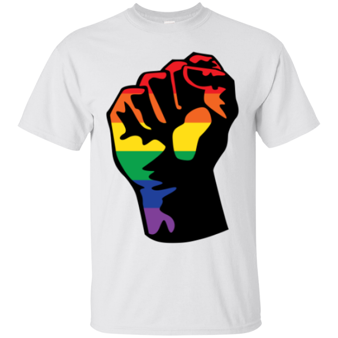 LGBT Pride Unity white T shirt for men ultra cotton white tshirt for men