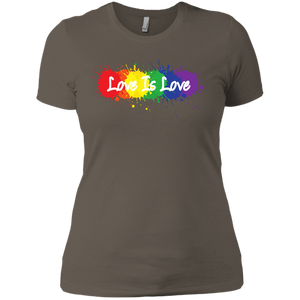  "Love is Love" T Shirt for women LGBT Pride Equality tshirt for women