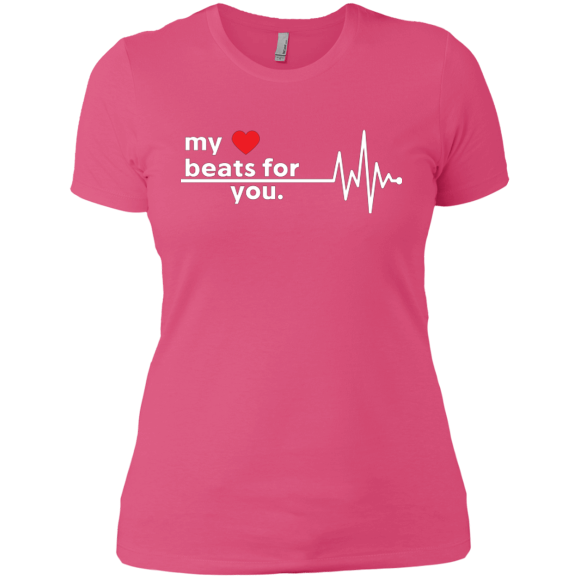 "My Heart Beats For You" Couple Shirt