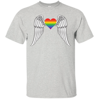 Gay Pride Guardian Angel Shirt LGBT Guardian Angel Tshirt for Men's