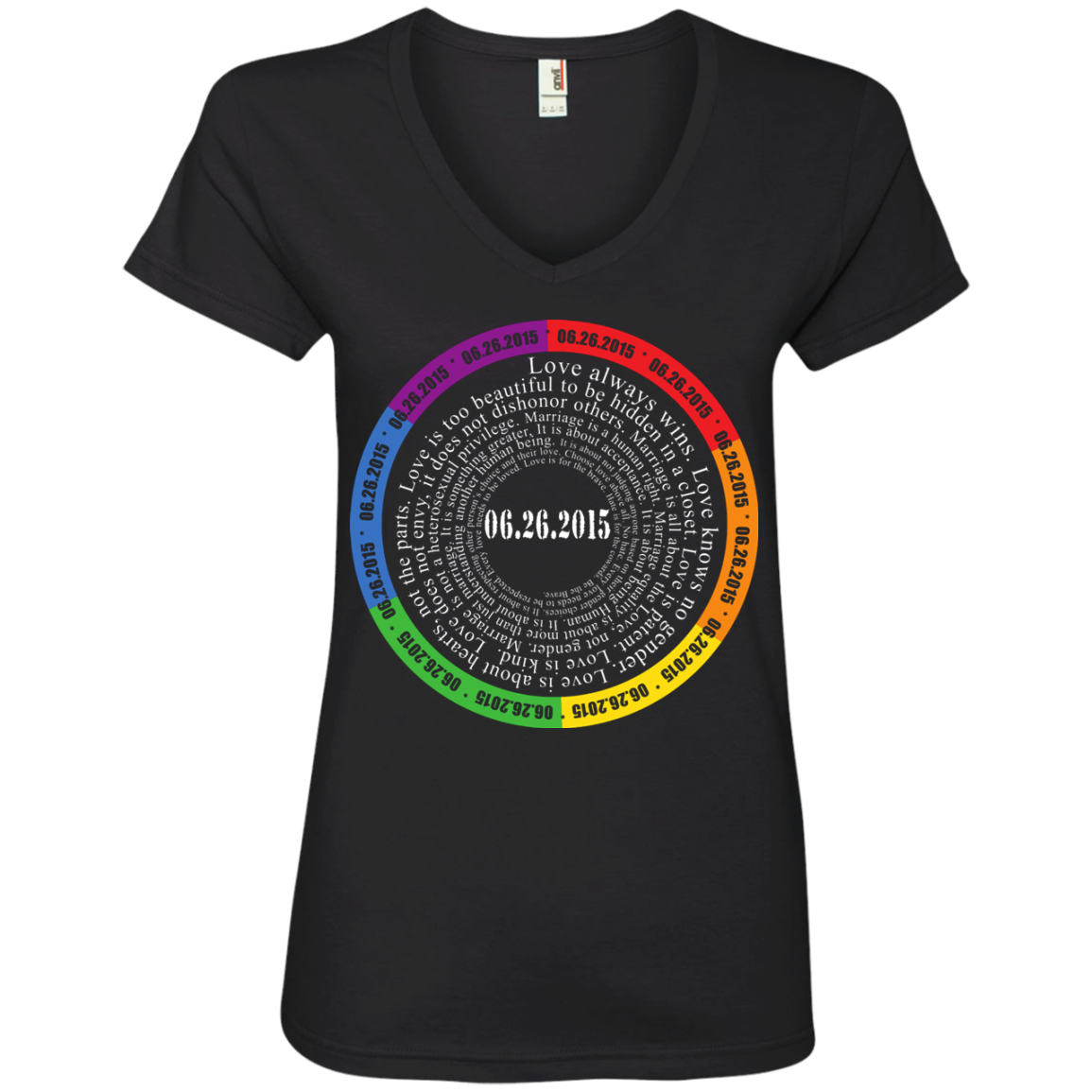 The "Pride Month" Special Shirt LGBT Pride v-neck shirt for women
