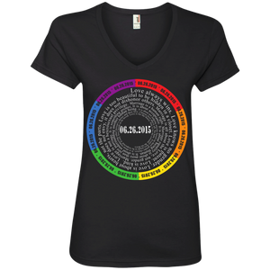 The "Pride Month" Special Shirt LGBT Pride v-neck shirt for women