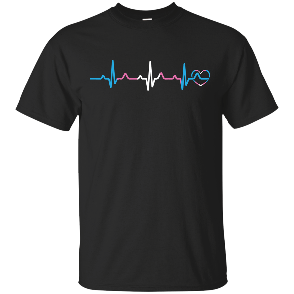 Trans Pride Heartbeat T Shirt, 