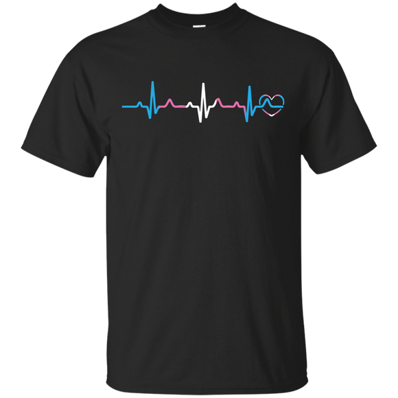 Trans Pride Heartbeat T Shirt, 