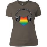 Listen to Your Heart LGBT Pride tshirt for women