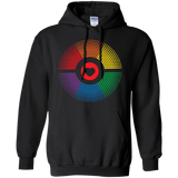 LGBT Pride Vibe black unisex hoodie Gay pride rainbow circle black unisex hoodie