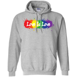  "Love is Love" grey Hoodie for men & women LGBT Pride Equality Hoodie for men & women