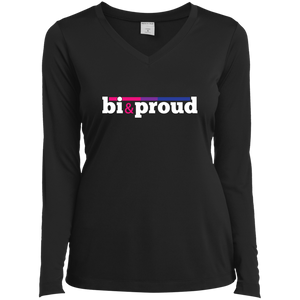 bi & proud LGBTQ+ identity apparel