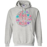 Love Outside The Box grey unisex hoodie LGBT Pride grey unisex hoodie