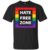 Hate Free Zone Pride T Shirt